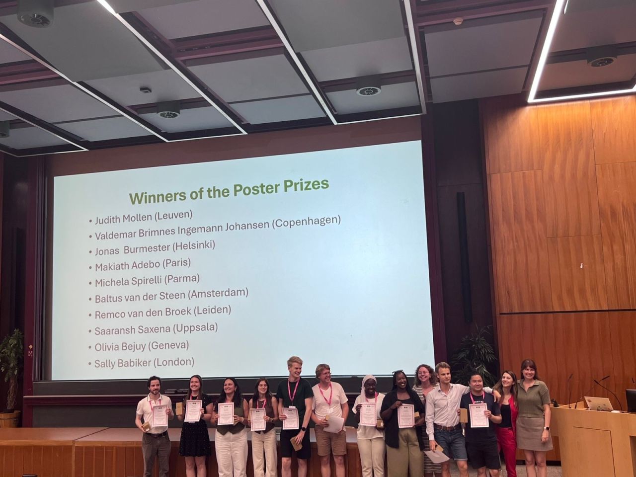 Poster winners